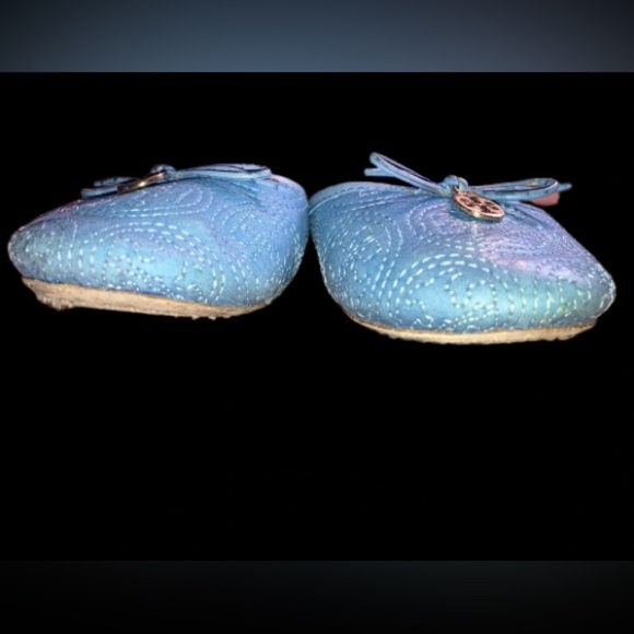 Tory Burch Chelsea leather stitched ballet sz 9 - Picture 5 of 7